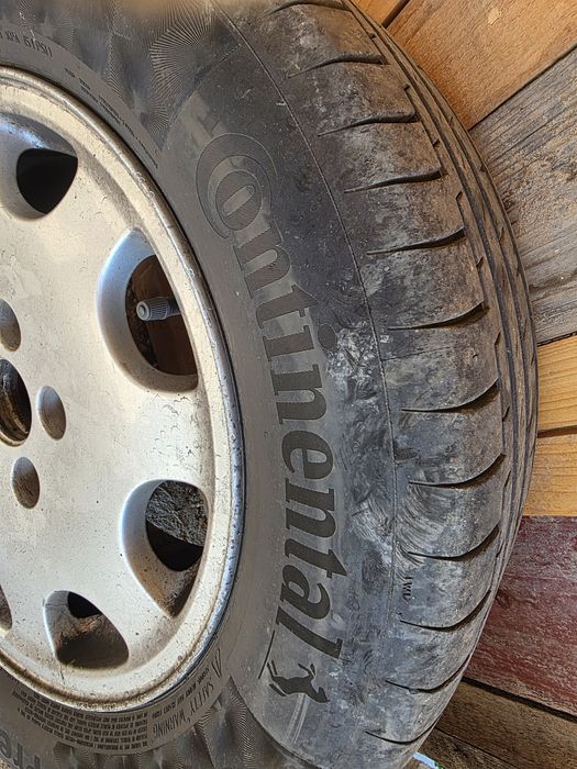 Jante aliaj originale audi cu cauciucuri vara Continental 195/65R15