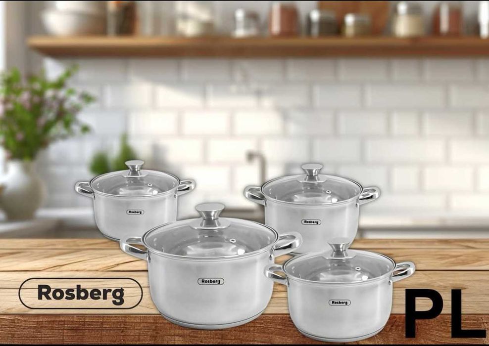 Комплект тенджери 8 части