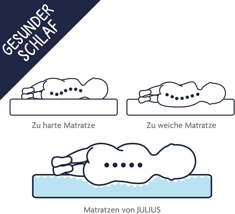 Saltea Julius Zöllner pentru landouri și pătut Dr. Lübbe, 82x47x5cm