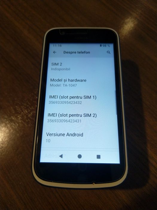 Nokia 1 căști Honor dual SIM telefon ca nou impecabil de colecție