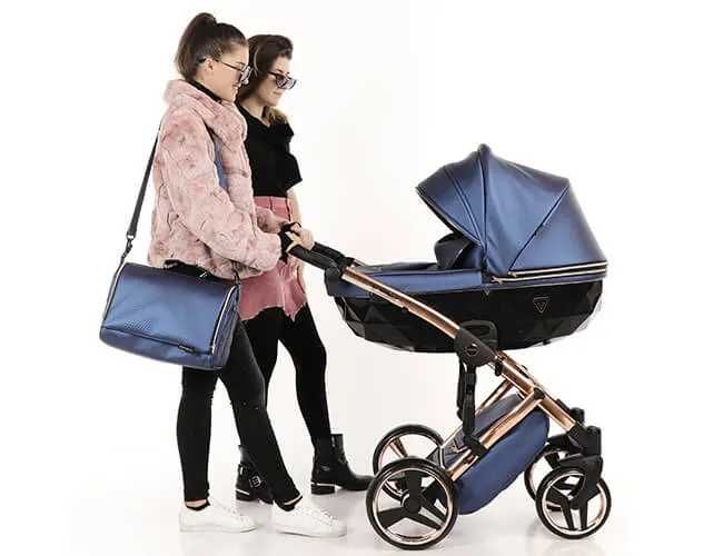 Бебешка количка Junama FLUO LINE 2в1, 3в1 НОВА