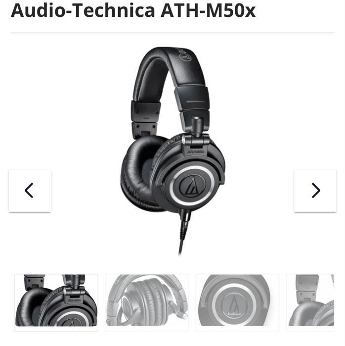 Casti Audio Tehnica ATH M50X