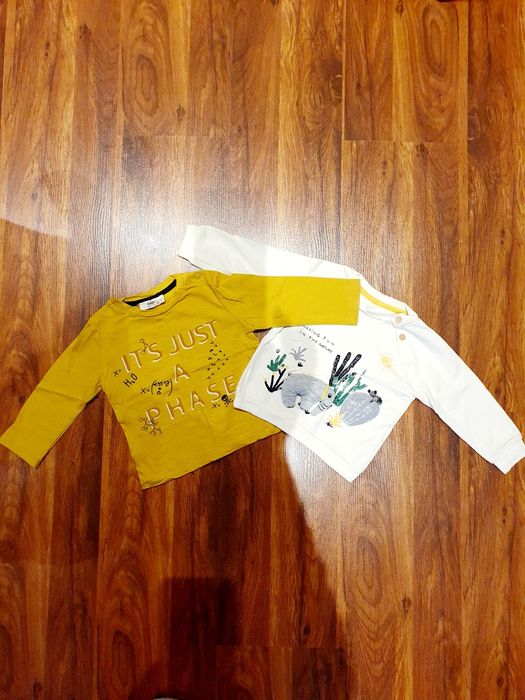 Два броя блузи+панталон за бебе момче 6-9м.-15лв.за всичко