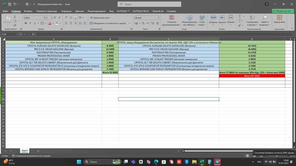 Продаю Оборудование CRYSTAL для Итальянского Мороженого-Джелато!