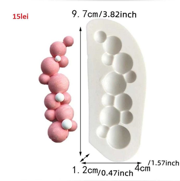 Matrite din Silicon Diverse forme – lumanari, sapun, ipsos
