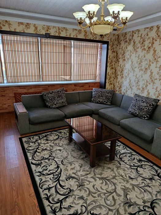 сдаю квартиру (без посредника) метро ойбек евро ремонт +мебел  2/7/9