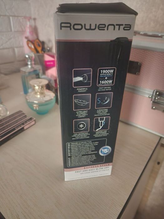 Фен Rowenta новый 1900 watt