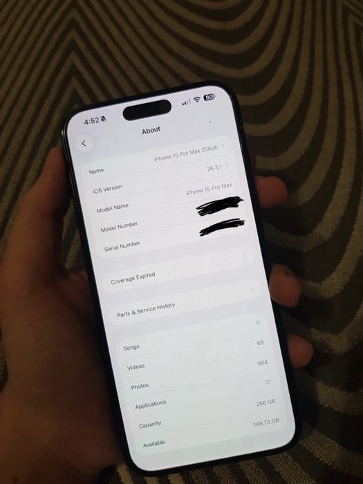 iPhone 15 pro max 256gb