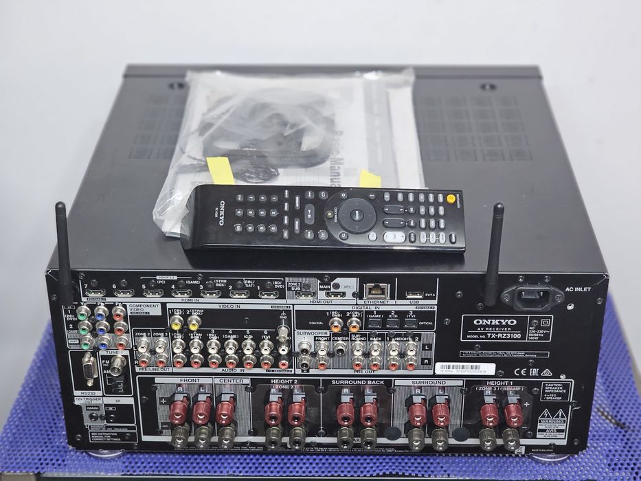 Receiver Onkyo TX-RZ3100 11.2 THX Dolby Atmos Wi-Fi  Bluetooth 200W
