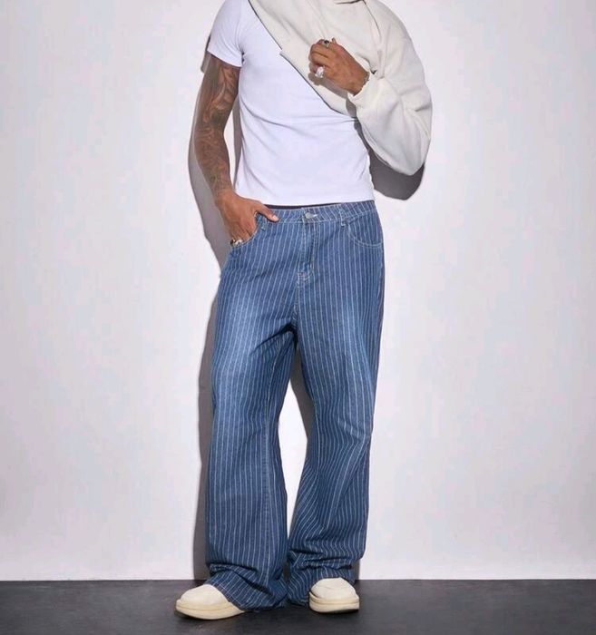 Нови камуфлажни baggy дънки панталони Casual Loose Fit Jeans ХЛ 32/34