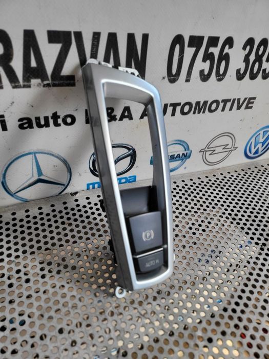 Buton Frana De Mana Auto Hold Cu Ornament Crom Bmw X3 F25 X4 F26 F10 F11 F06 F12 F13 F01 Etc. Volan Stanga Impecabil Cod 6822518 Dezmembrez Bmw X4 F26