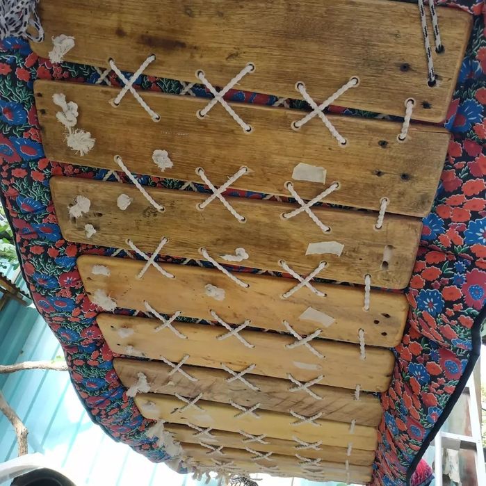 Гамак из деревянных досок