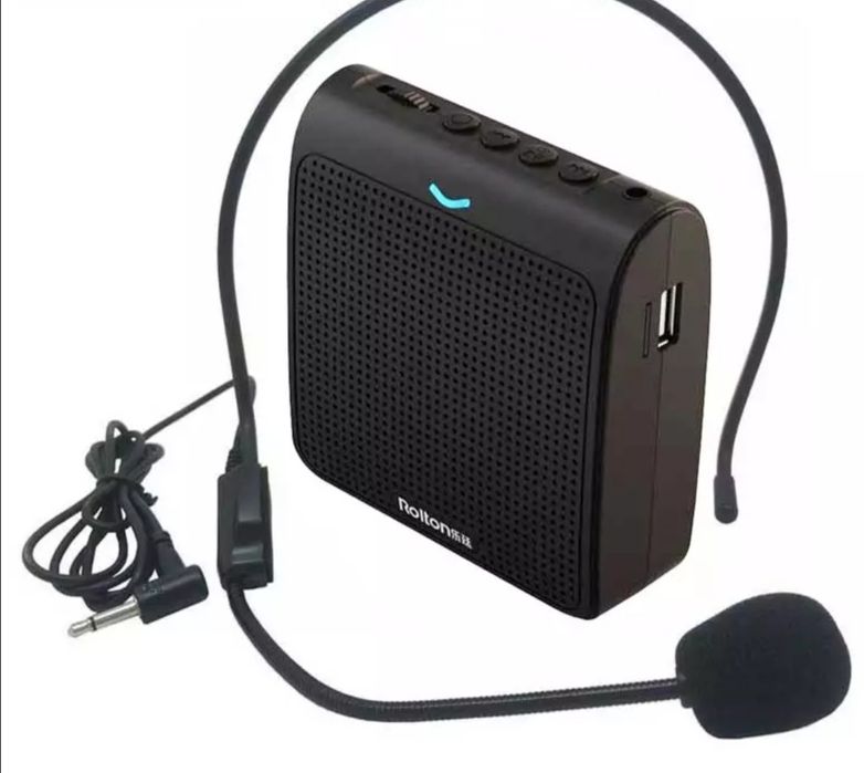 Мегафон динамик с микрофоном для экскурсоводов громкоговоритель