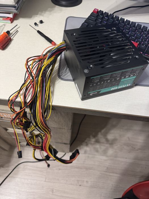 блок питания aerocool vx plus 600