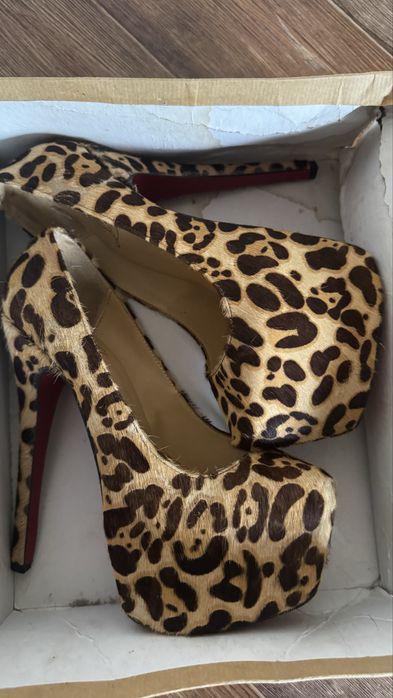 Туфли леопардовые