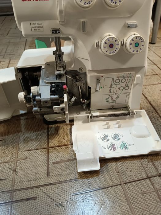 Продам оверлок janome magnolia 7034д