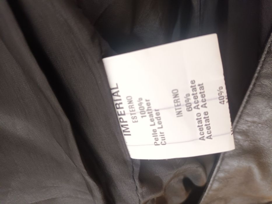 Geaca rock piele moale ,cu tinte 38 -40