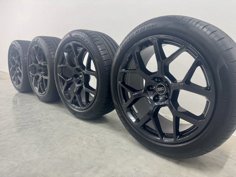Jante Audi Q7 SQ7 R21 Originale 4M Audi Sport Pirelli 34/2024 Vara 99%