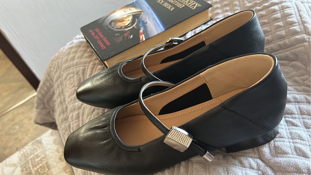 Балетки из мягкой кожи