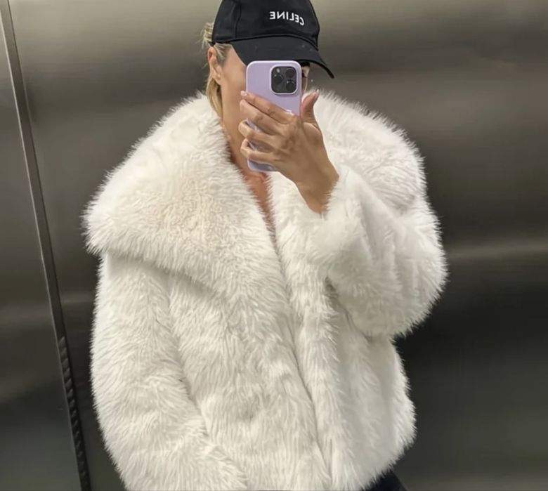 Шуба белая,хит этого года