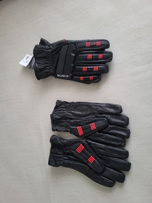 Mănuși piele naturala moto, ATV  mărimea L,XL marca GUIDE 4504