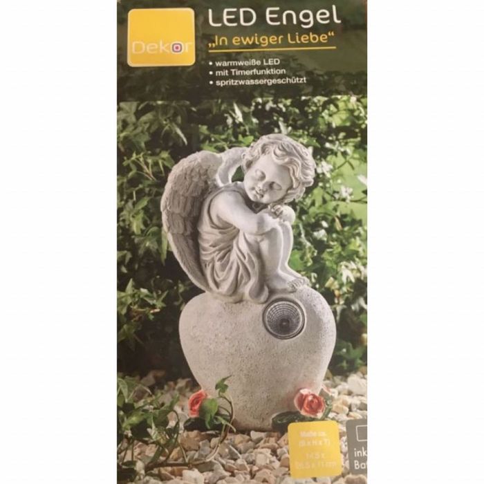 Светеща LED статуетка ангел In Ewiger Liebe