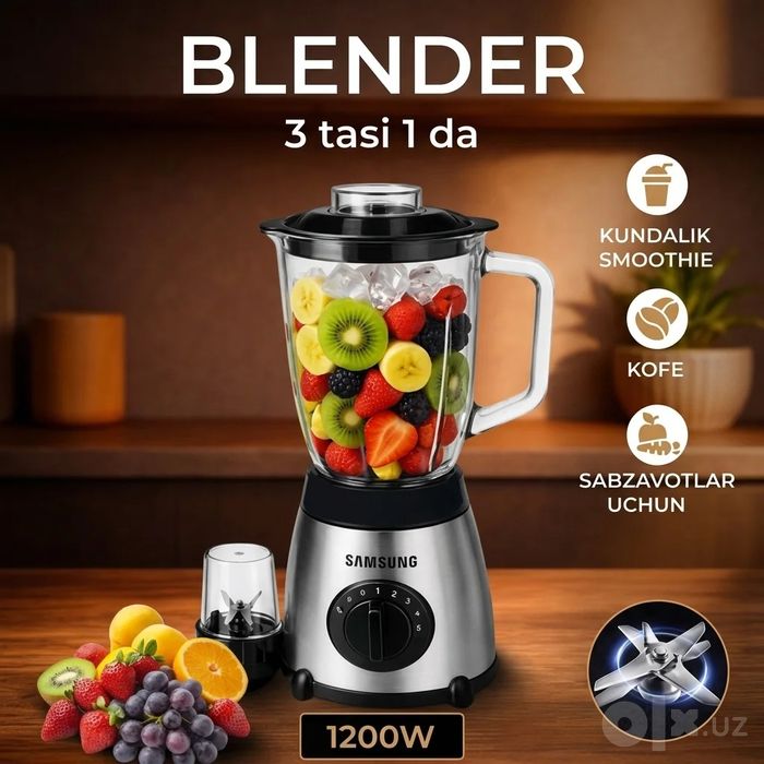 Samsung blender, kuchli blender,oshxona uchun