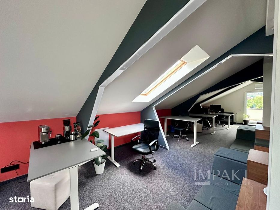 Spatiu office modern cu terase si parcari | 250 mp