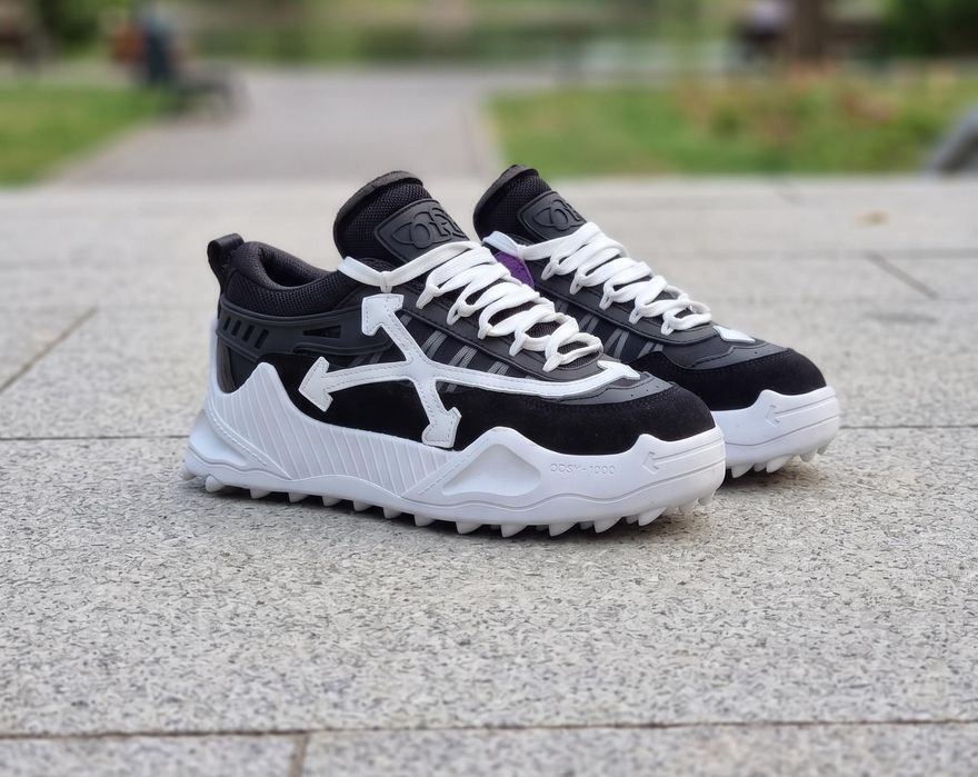 Adidasi OFFWhite Odsy Negru Alb - Unisex