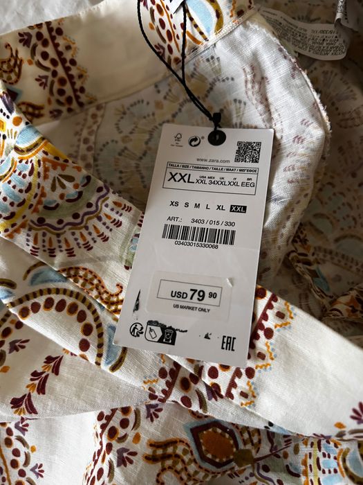 Панталон на Zara летен нов с етикет размер по етикетXXL нов