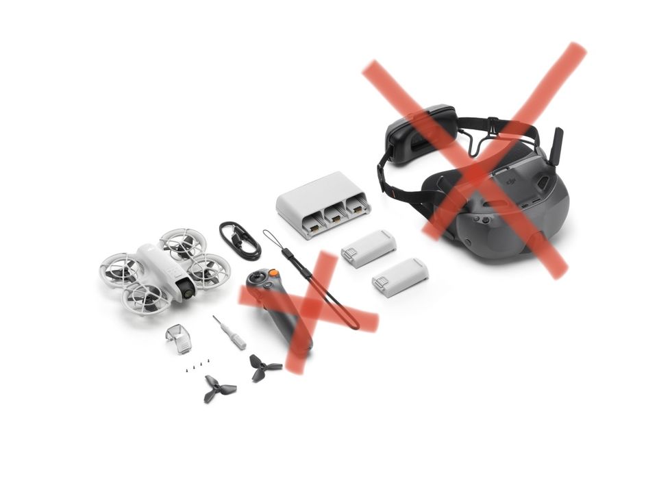DJI Neo - Drone & 3x batteries
