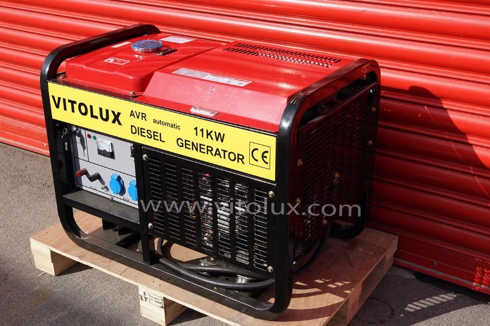 14KVA Дизелови Монофазни Генератори VITOLUX с електрически старт