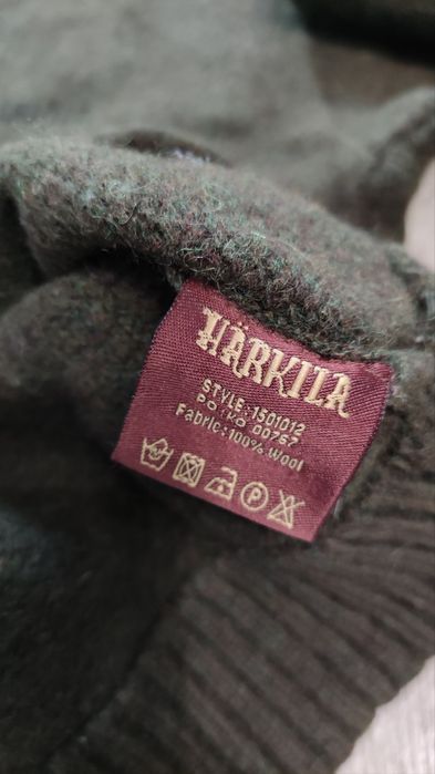 Harkila Мъжки ловен пуловер 100% Вълна