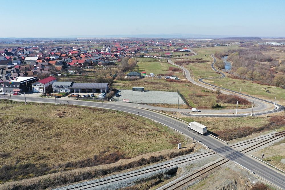 Teren 1.800 mp la DN, Baia Mare –40 m front, ideal parc auto / depozit