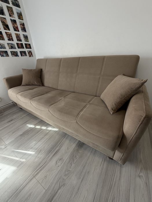 Vand canapea extensibila cu lada 140x200