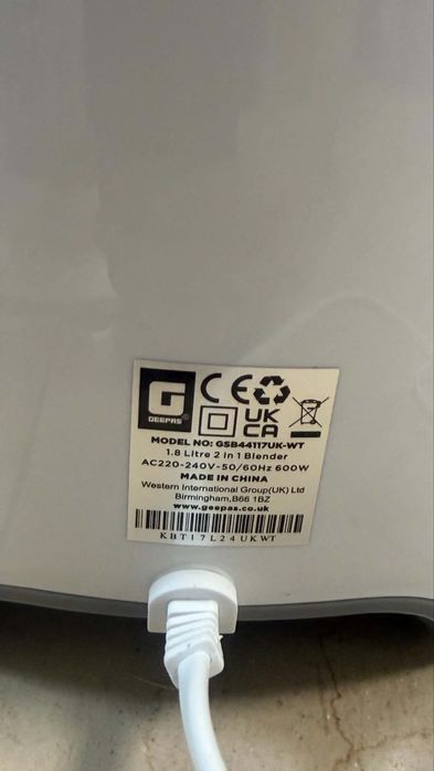 Блендер 2 в 1 Geepas
