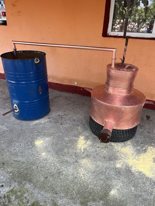 Vând cazan de țuică(palinca) din cupru alimentar