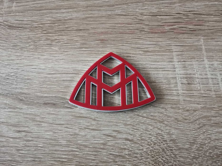 Майбах Maybach сребриста странична емблема