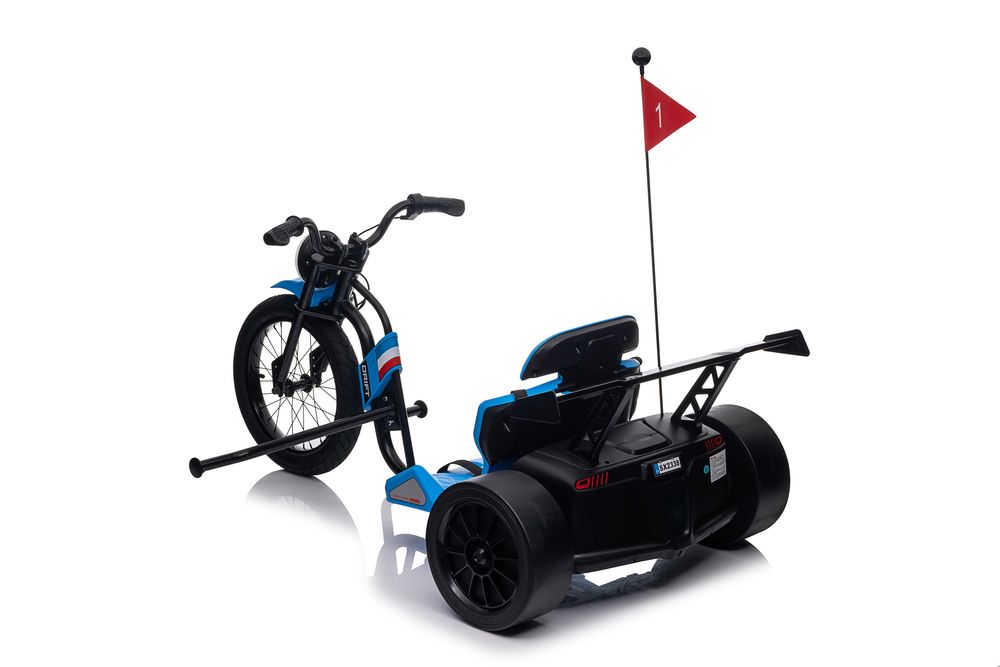 Motocicleta electrica Kinderauto BJSX2338  2x 250W, 24V 10Ah #Blue