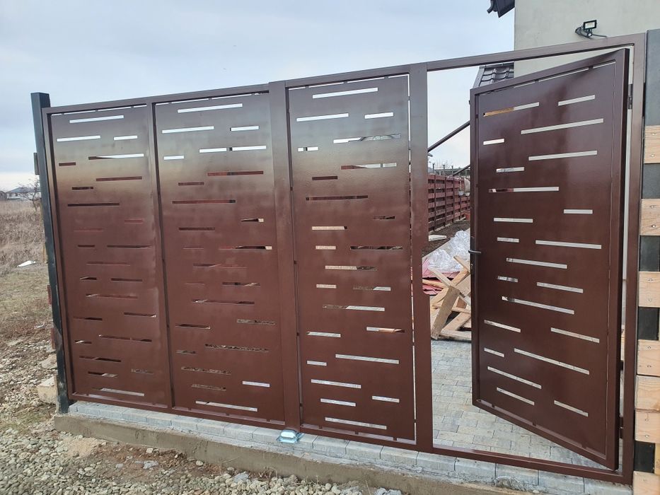 Porti metalice traforate CNC din tablă decupată