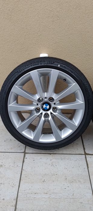 Set roti BMW 5x120 R18 cu anvelope de vara