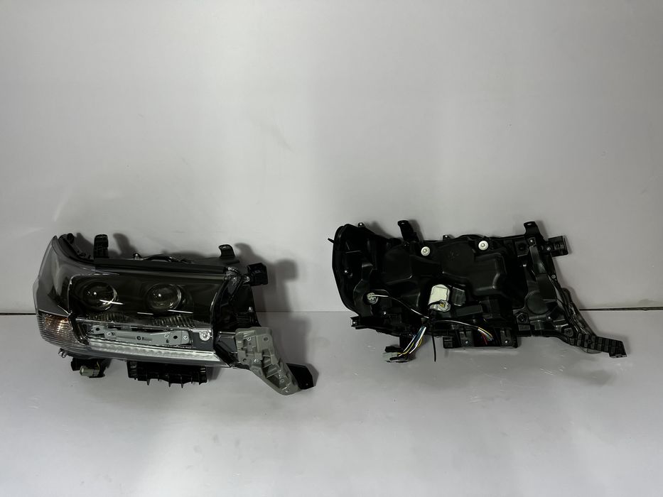 Фары full led black на land cruiser 200