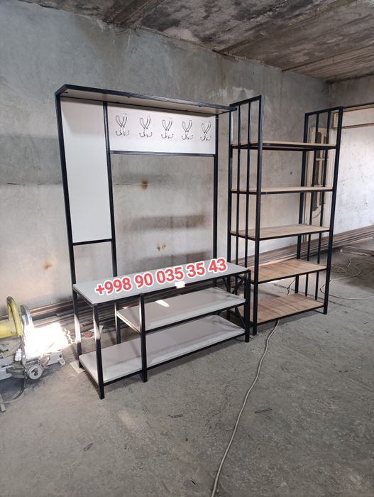 Стилаж стиле лофт Махсулотларни Заказ беришингиз Мумкин