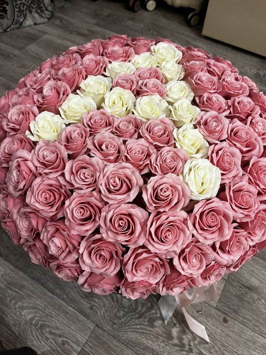 Букет из мыльных роз