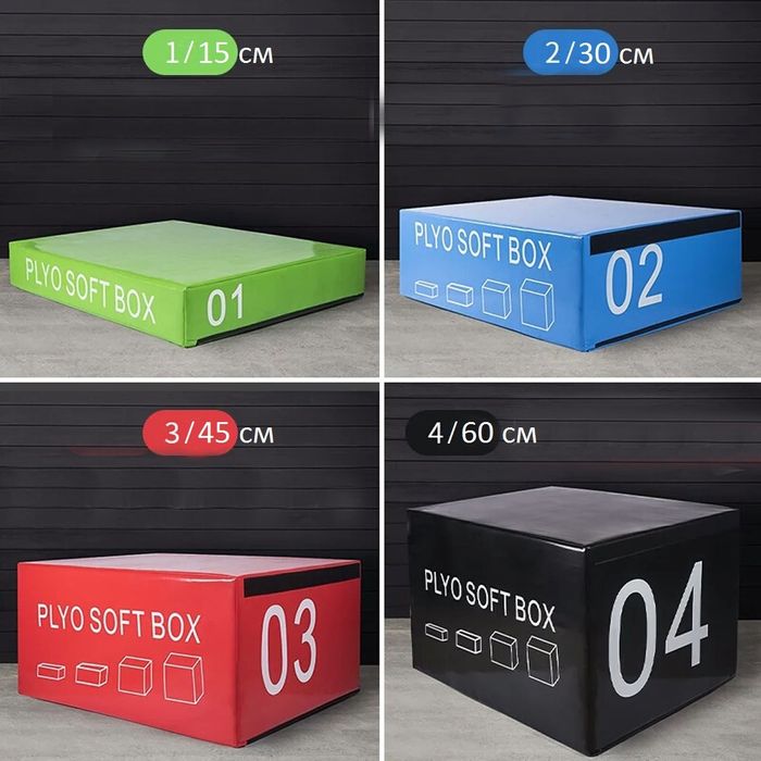 Тумба для кросфита Бокс плиометрический для прижков