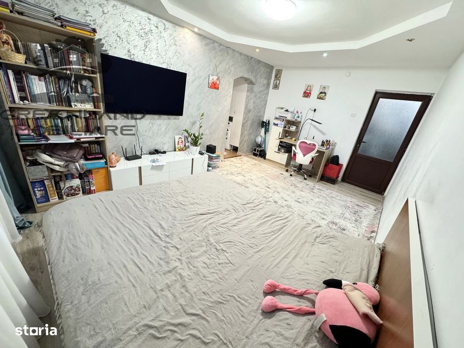 3 Camere 67mp, fara risc, centrala noua, mobilat utilat, Podu Ros