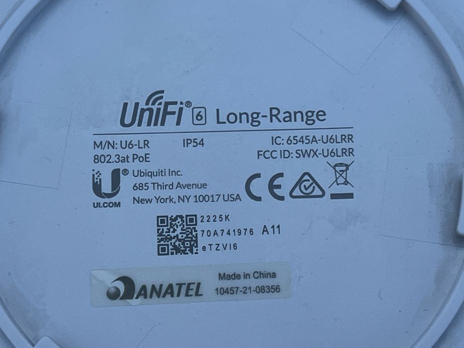 Access Point Ubiquiti UniFi Wi-Fi 6, U6 Pro , u6-LR