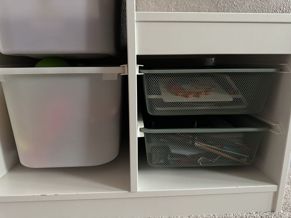 TROFAST - рамка за съхранение с кутии