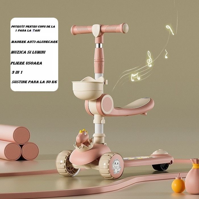 Trotinete multifuncționale 3 in 1
