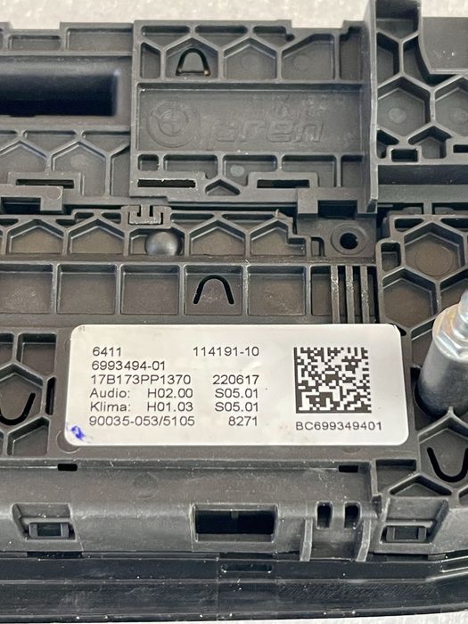 Климат-контроль сенсорный BMW G30 G31 G38 БМВ g30 g31 g38